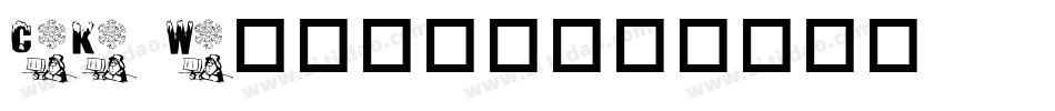 CK Winter字体转换